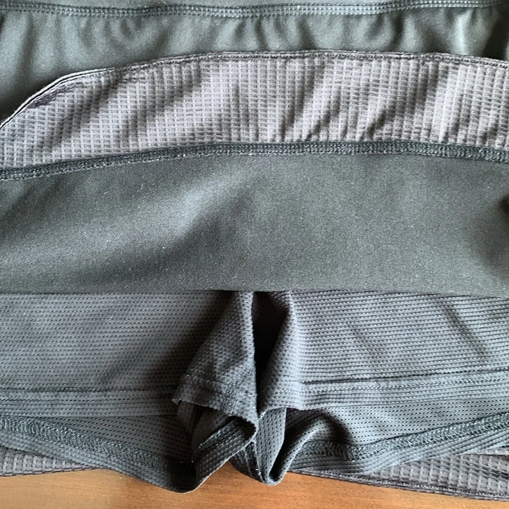 Athleta womens black skort skirt size large athletic pickleball tennis stretch - Picture 7 of 16